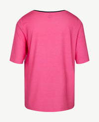 Rabe - Top - Pink, wit, groen en kobalt