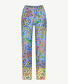 Ringella - Lounge-pyjama - Ronde hals en wijde broek - Bleu met pastellen