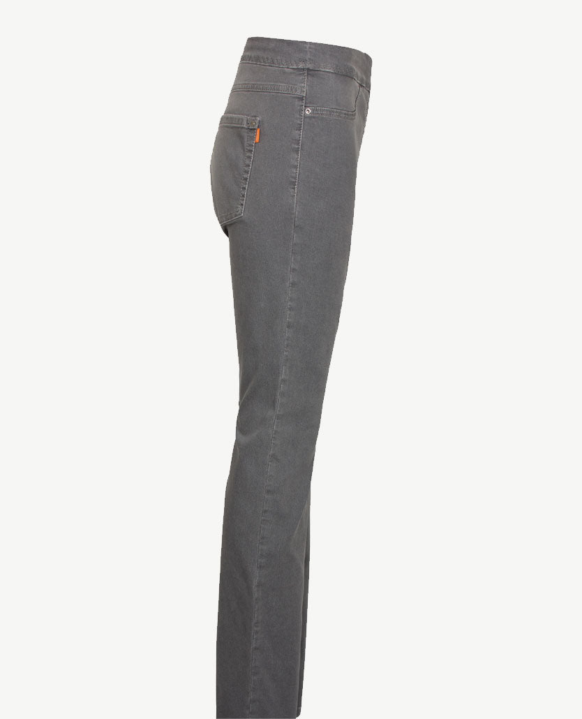 Zerres - Elastiek rondom - Leggy - Jeans - Korte lengte - Grijs