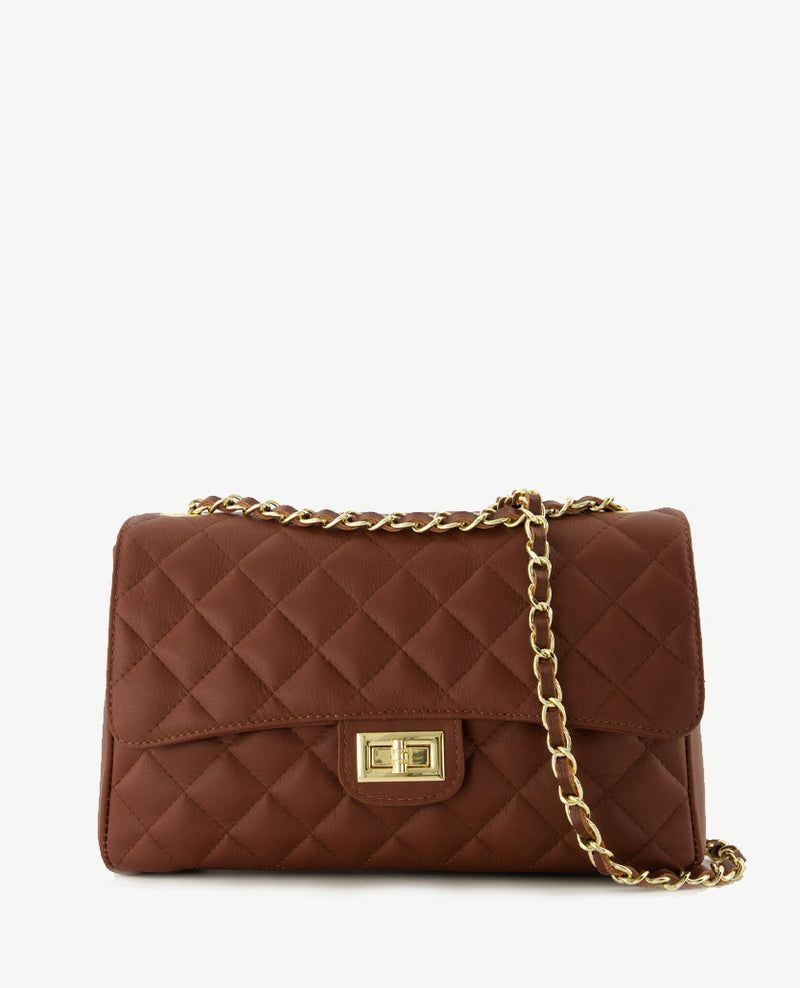 Tas - Audrey - Leer - Medium - Choco