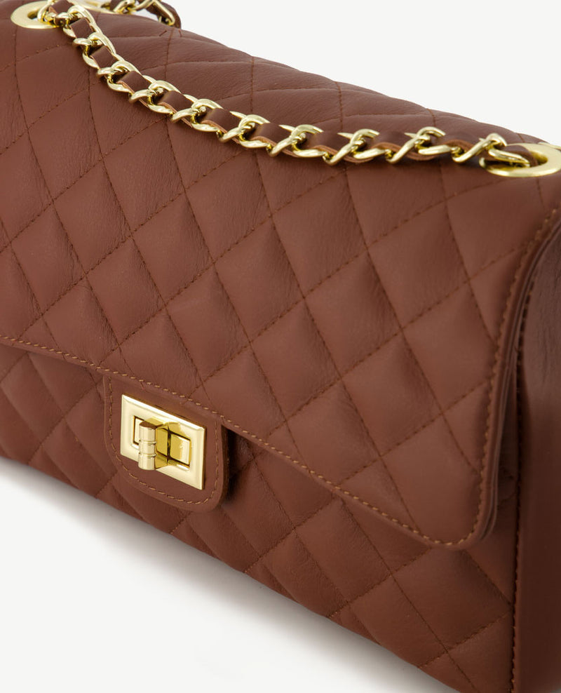 Tas - Audrey - Leer - Medium - Choco