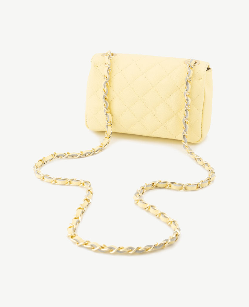 Tas - Audrey - Leer - Geel