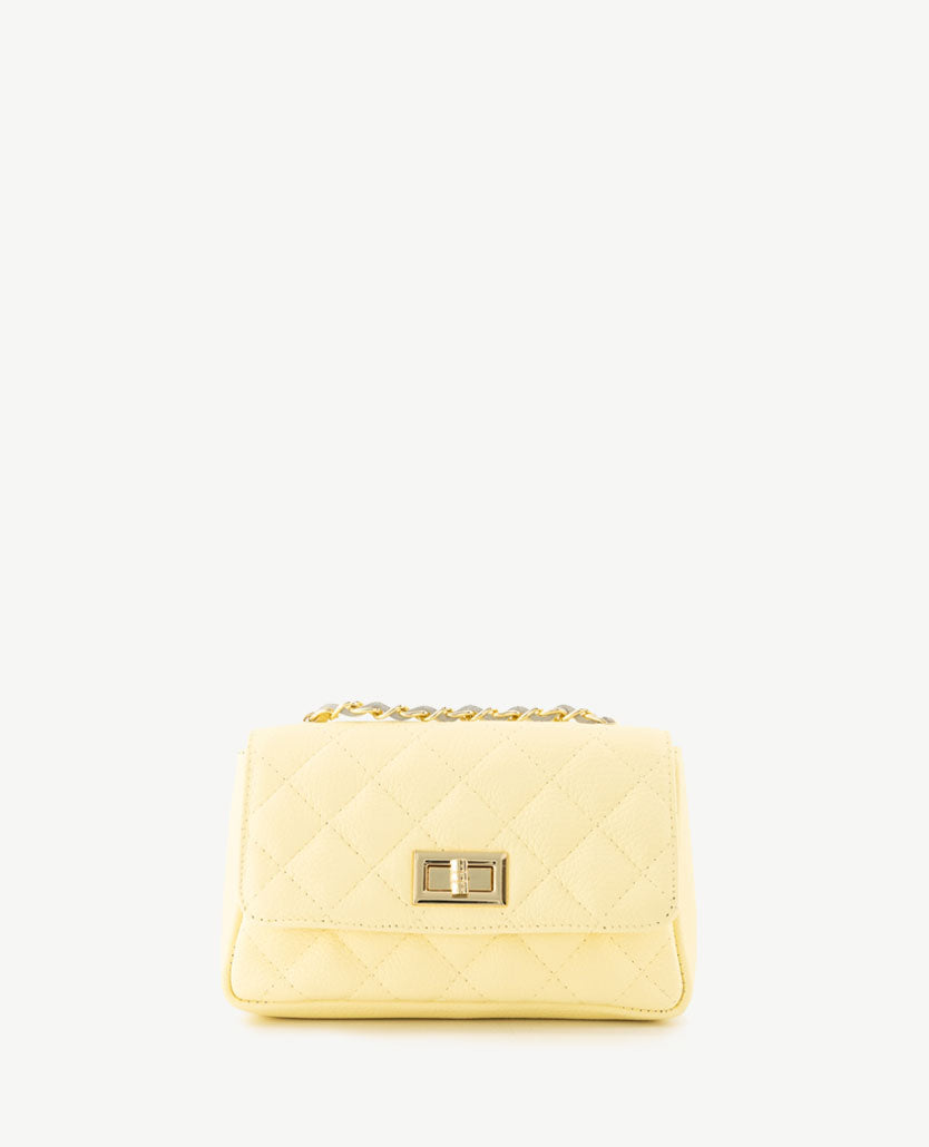 Tas - Audrey - Leer - Geel