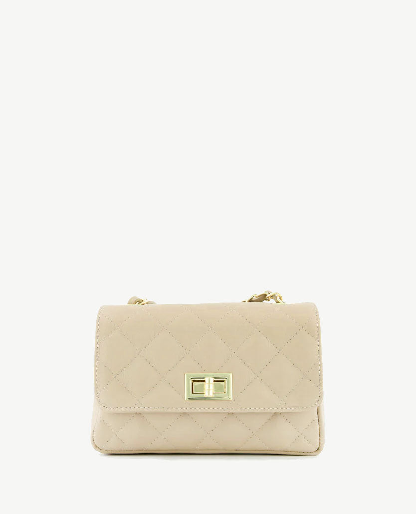 Tas - Audrey - Leer - Licht beige