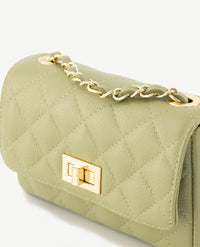 Tas - Audrey - Leer - Mosgroen