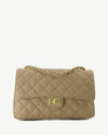 Tas - Audrey - Leer - Medium - Beige