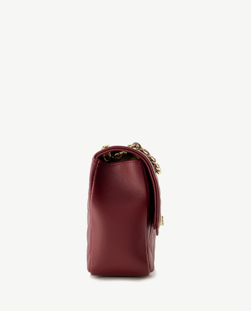 Tas - Audrey - Leer - Medium - Bordeaux