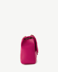 Tas - Audrey - Leer - Medium - Fuchsia