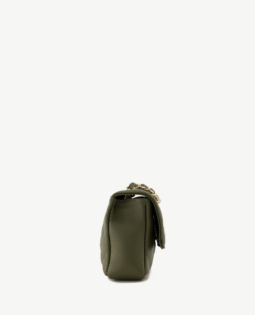 Tas - Audrey - Leer - Olijfgroen