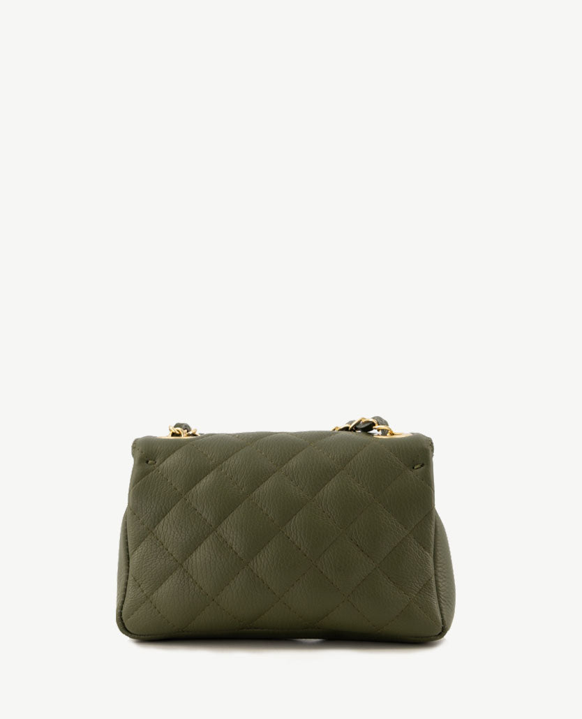 Tas - Audrey - Leer - Olijfgroen