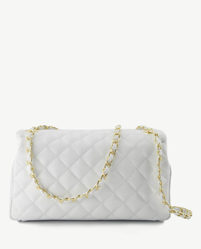 Tas - Audrey - Leer - Medium - Wit