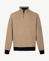 Baileys - Polo  met rits - Two-tone - Beige met navy