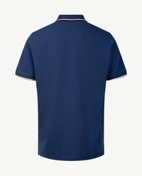 Baileys - Polo - Navy met beige en wit