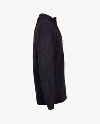 Baileys - Polo met rits - Gebreid - Kabel - Navy mêlée