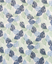 Baileys - Herenpolo met zakje - Dessin blaadjes- Navy, groenen en blue