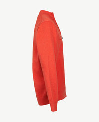 Baileys - Polo met rits - Gebreid - Mêlée burnt red