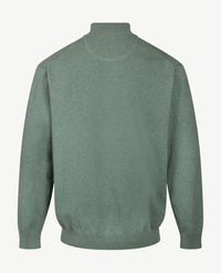 Baileys - Polo met rits - Gebreid - Mêlée groen