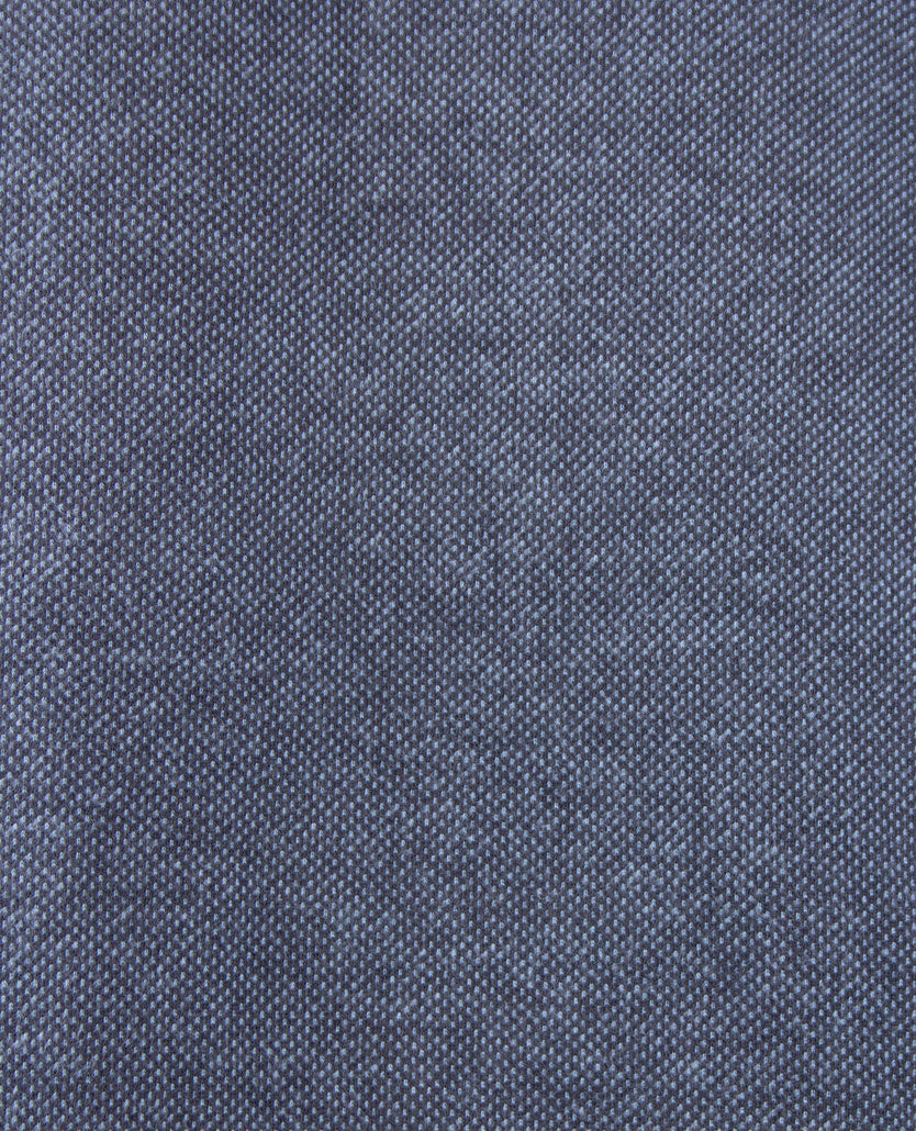 Baileys - Herenpolo met rits - Two tone - Navy met raf blauw