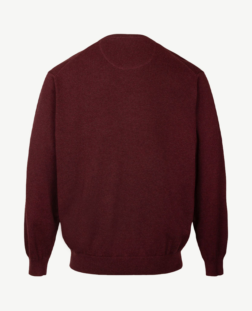 Baileys - Herenpullover V-hals - Merlot