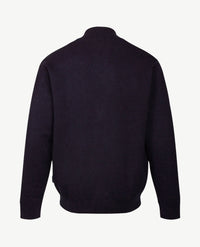 Baileys  - Vest - Gebreid - Met rits en zakken - Navy met blauw