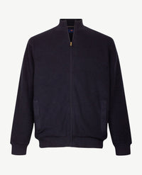 Baileys  - Gevoerd vest - Met rits en zakken - Gebreid - Navy