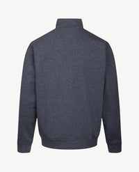 Baileys  - Vest met rits  en zakken - Sweat stof - Staalblauw met navy