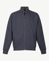 Baileys  - Vest met rits  en zakken - Sweat stof - Staalblauw met navy