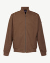 Baileys  - Vest met rits  en zakken - Sweat stof - Taupe met navy