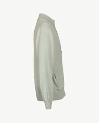 Baileys  - Vest - Gebreid - Met rits en zakken - Mêlée - Licht groen