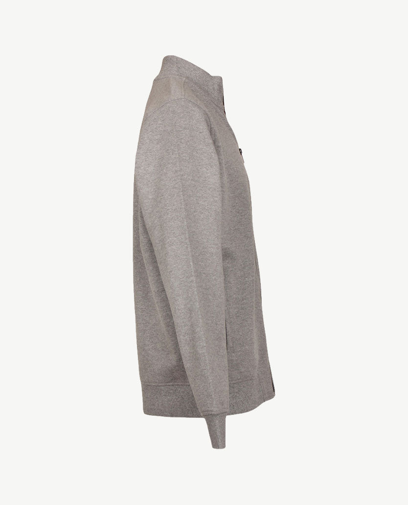 Baileys  - Vest - Met rits - Sweat - Grijs met navy, off white en blue