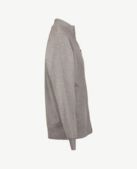 Baileys  - Vest - Met rits - Sweat - Grijs met navy, off white en blue