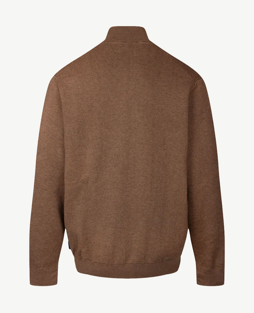 Baileys  - Vest - Gebreid - Met rits en zakken - Taupe