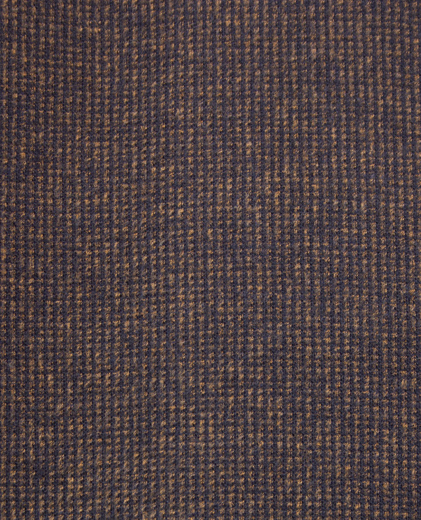 Baileys - Herenvest met kraag - Met rits en zakken - Two tone - Navy met cognac