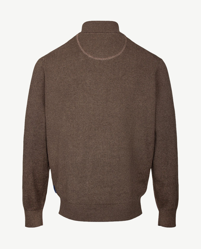 Baileys  - Herenvest - Met rits en zakken - Two-tone - Taupe met antarciet