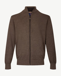 Baileys  - Herenvest - Met rits en zakken - Two-tone - Taupe met antarciet