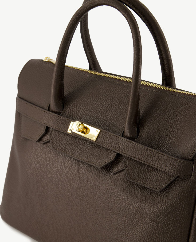 Tas - Birdie Large - Leer - Choco