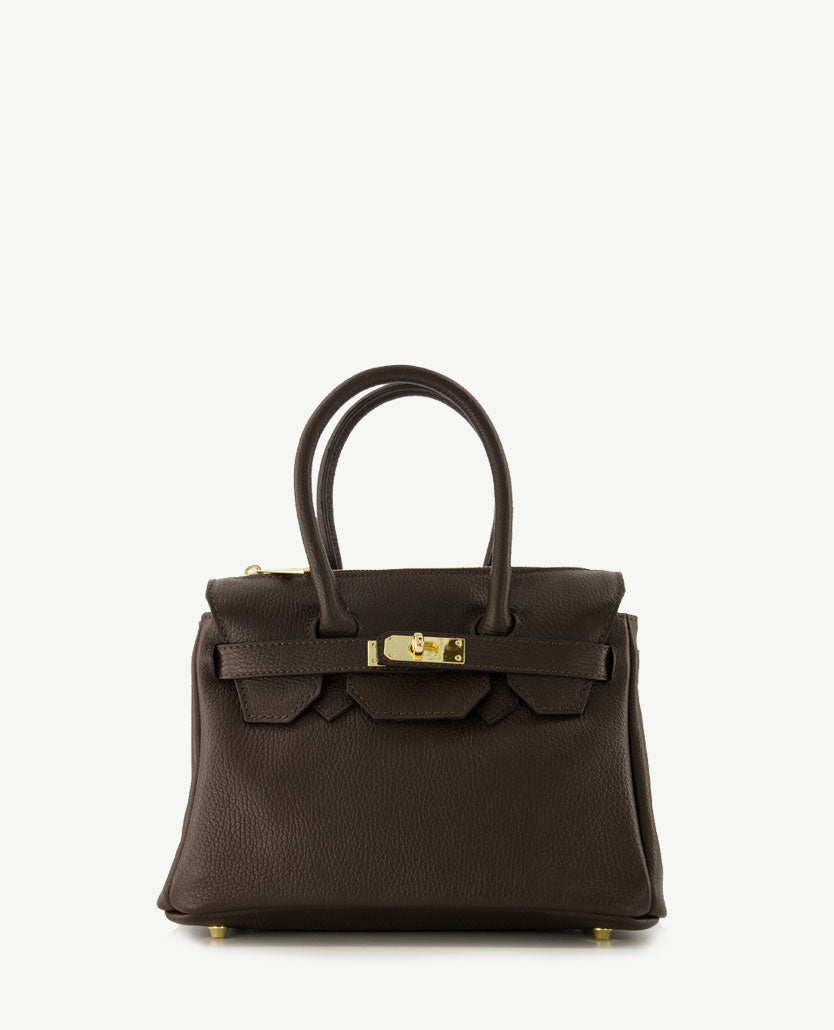 Tas - Birdie Klein - Leer - Choco