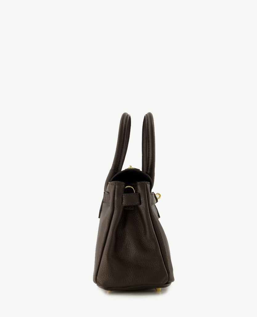 Tas - Birdie Klein - Leer - Choco
