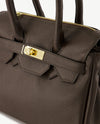 Tas - Birdie Klein - Leer - Choco