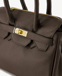 Tas - Birdie Klein - Leer - Choco