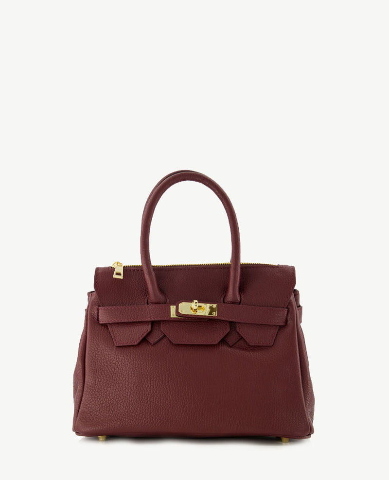 Tas - Birdie Klein - Leer - Burgundy