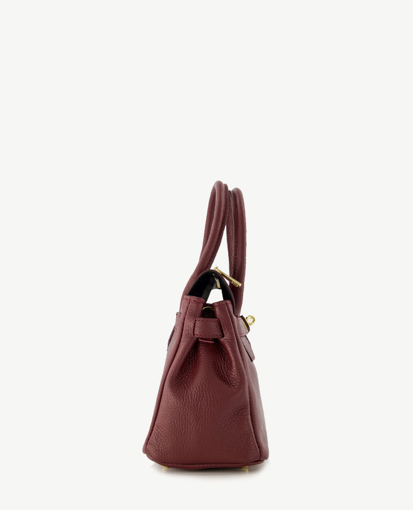 Tas - Birdie Klein - Leer - Burgundy