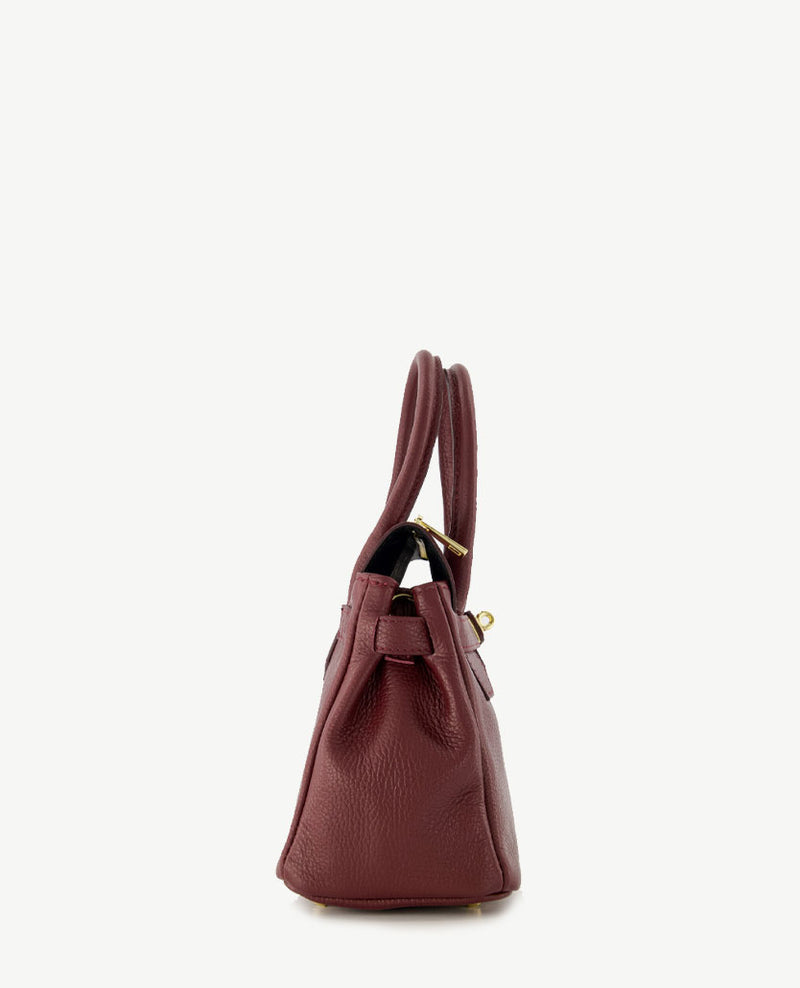 Tas - Birdie Klein - Leer - Burgundy