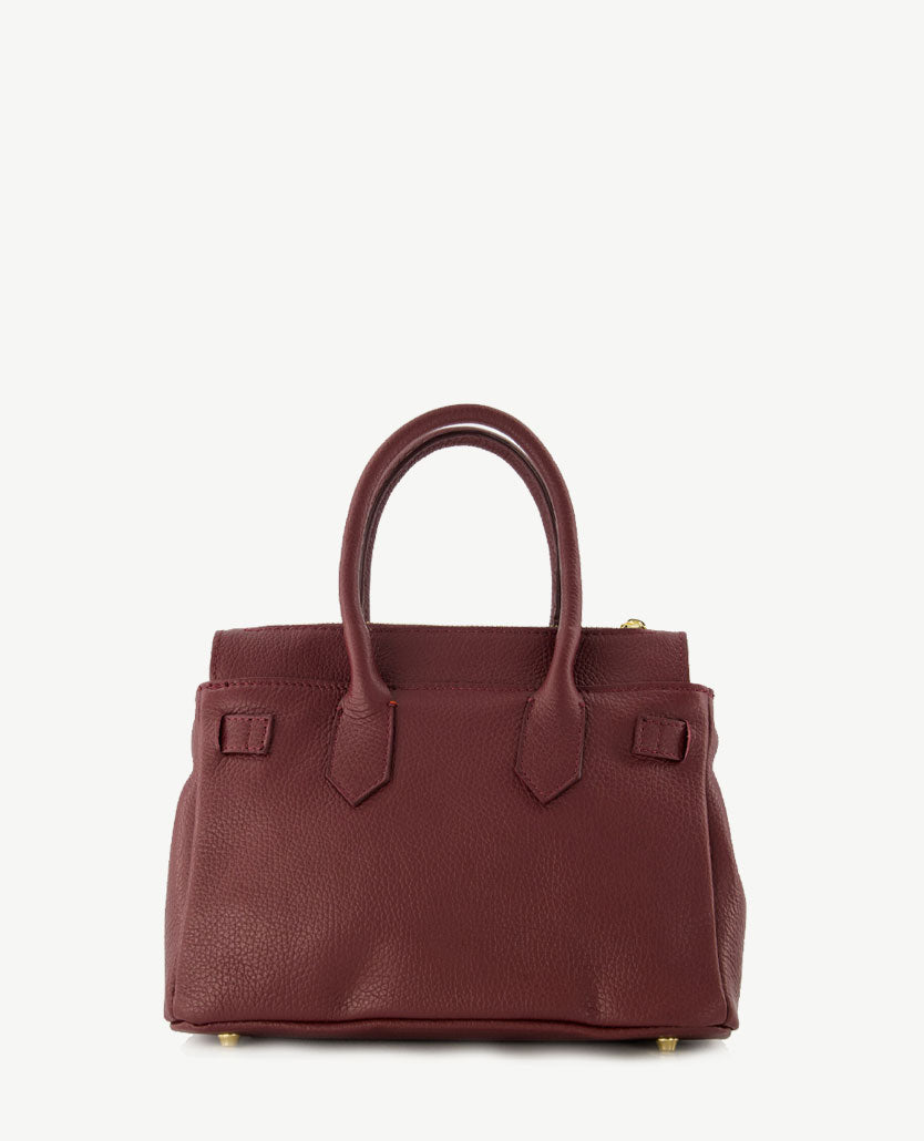 Tas - Birdie Klein - Leer - Burgundy