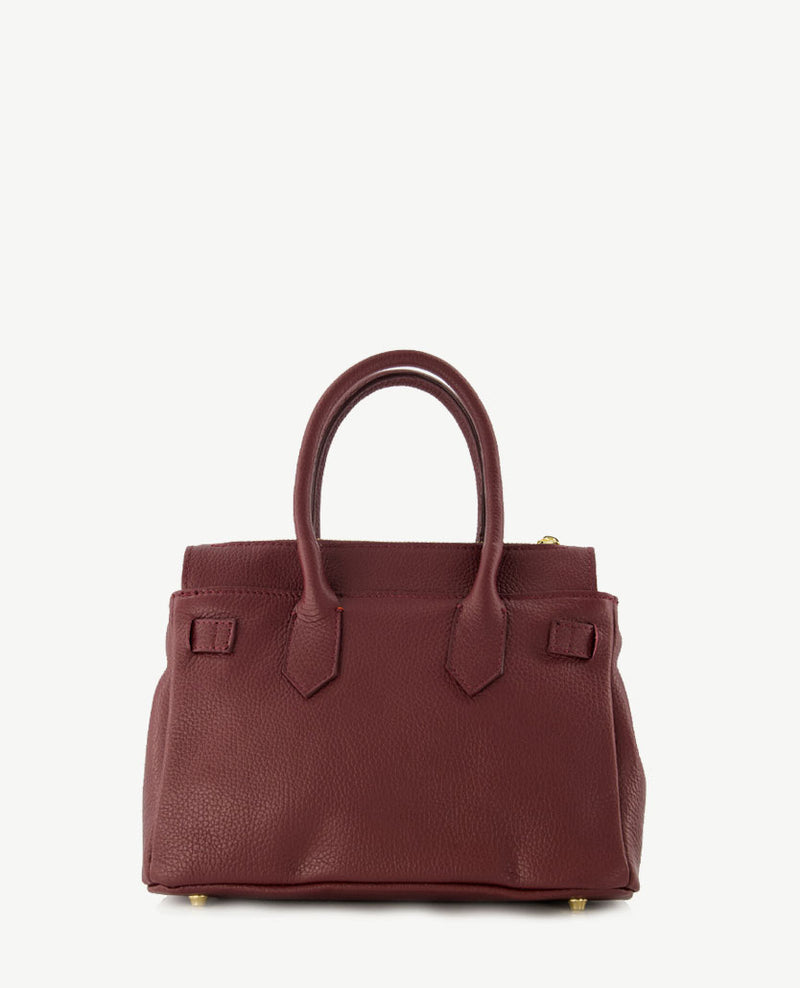 Tas - Birdie Klein - Leer - Burgundy