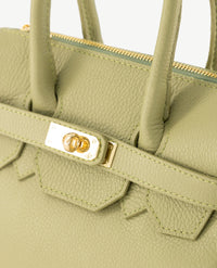 Tas - Birdie Klein - Leer - Mosgroen