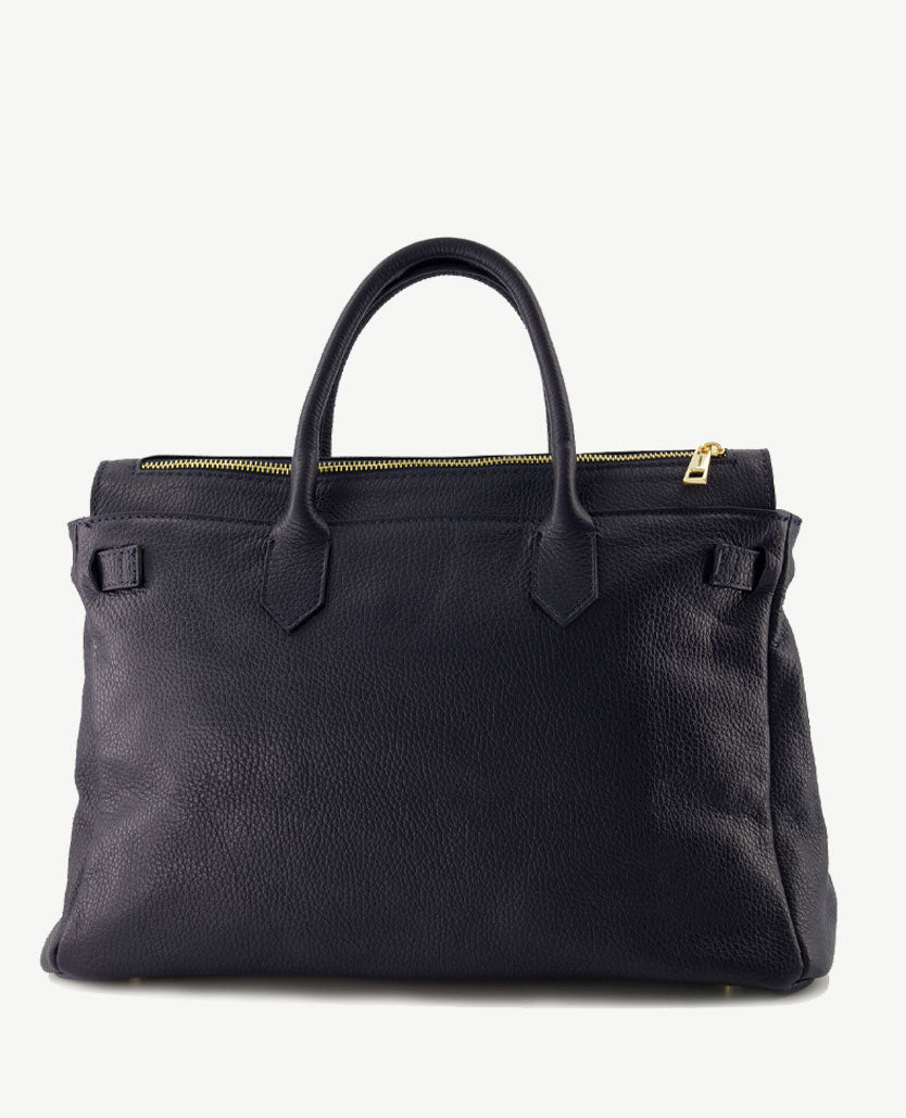 Tas - Birdie Large - Leer - Navy