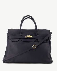 Tas - Birdie Large - Leer - Navy