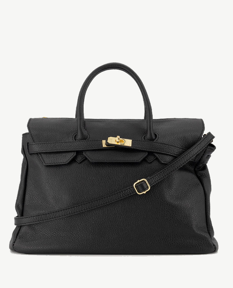 Tas - Birdie Large - Leer - Zwart