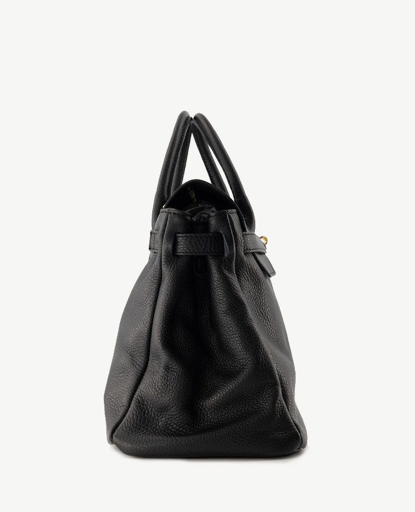 Tas - Birdie Large - Leer - Zwart